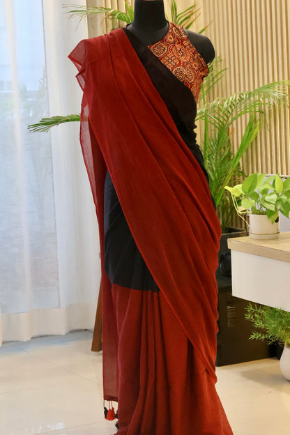 Rangrekha -  Mul Cotton Saree