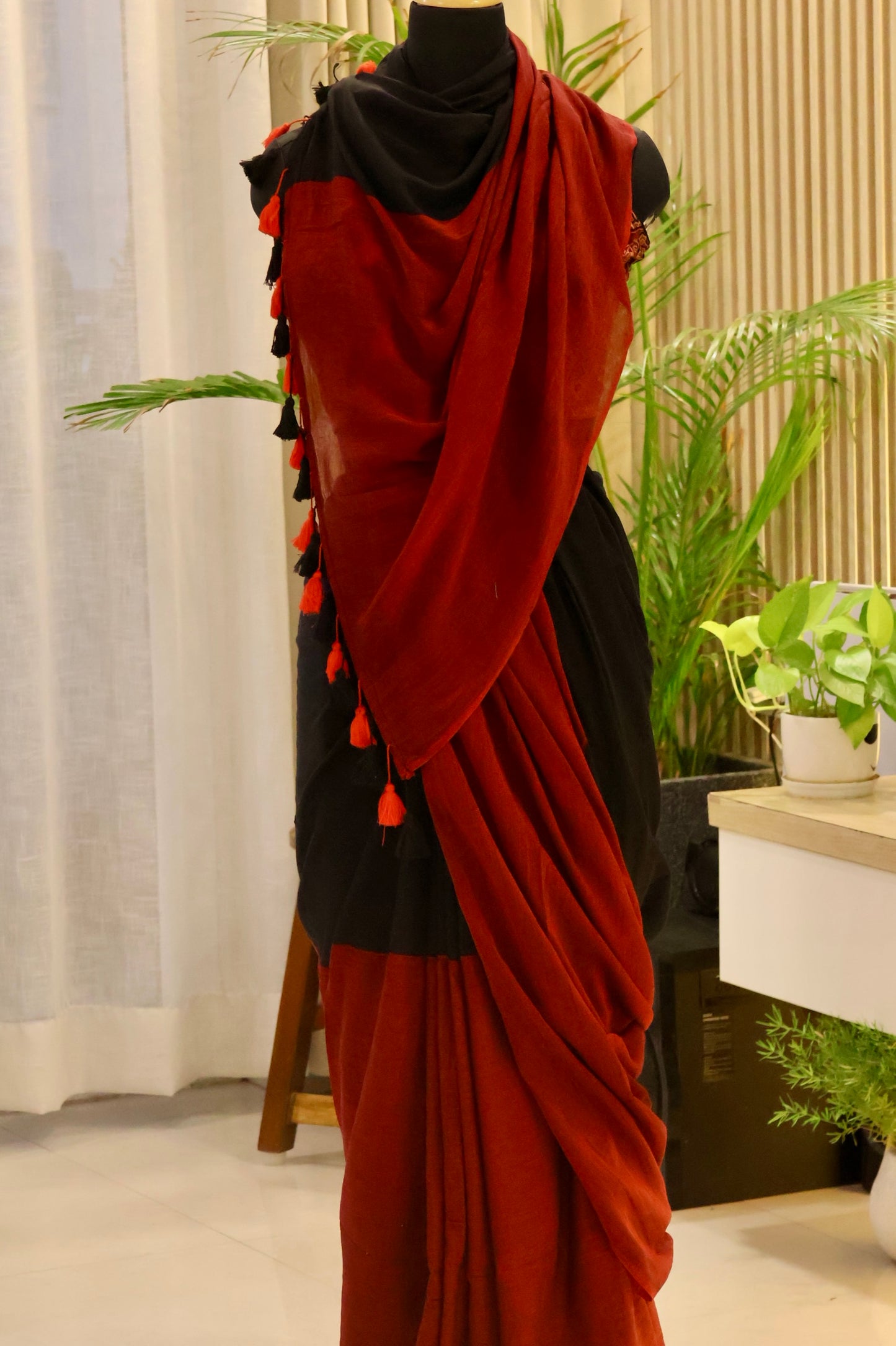 Rangrekha -  Mul Cotton Saree