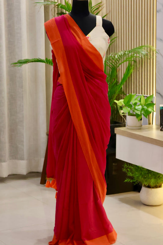 Gulnar -  Mul Cotton Saree