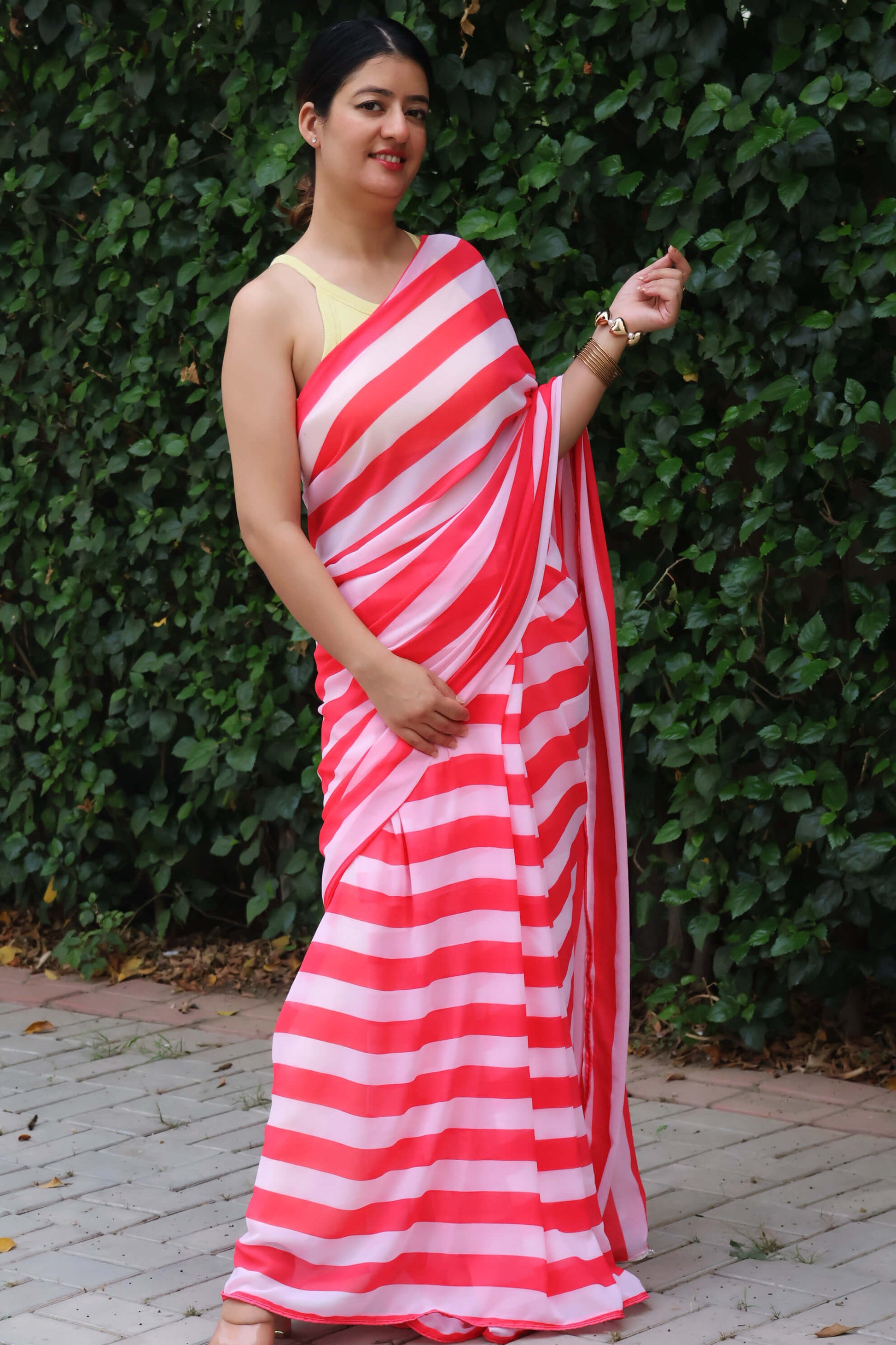 georgette_striped-saree-001